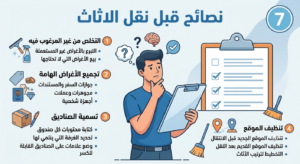 نصائح قبل نقل الاثاث