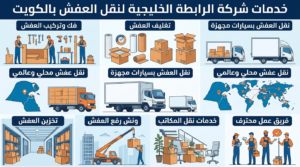 نقل عفش الكويت شركة الرابطة الخليجية
