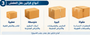 كراتين نقل عفش